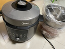 美的（Midea）【國家補貼】112KPa小鋼炮電壓力鍋5L雙膽高壓鍋0涂層智能預約家用煲湯煮飯電飯煲4-6人MY-E5830G 曬單實(shí)拍圖