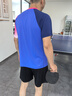李寧（LI-NING）乒乓球服套裝男女同款羽毛球速干透氣運動(dòng)服短袖比賽服 鮮藍色 曬單實(shí)拍圖