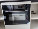 美的（Midea）【國家補貼】55L嵌入式變頻微蒸烤蒸烤箱10英寸大彩屏多功能微蒸烤炸燉一體機 GC5 曬單實(shí)拍圖