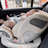 Heekin引領(lǐng)者兒童安全座椅汽車用0-12歲嬰兒寶寶車載可坐躺智能通風(fēng)加熱 香檳金MAX(加配+全罩式遮陽棚) 曬單實拍圖
