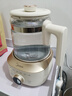 美的（Midea）全玻璃養生壺全自動(dòng)燒水壺母嬰恒溫電熱水壺花茶壺全包裹護底防碎1.5L MK-YS15B201 曬單實(shí)拍圖