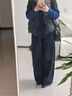 優(yōu)衣庫女裝男裝寬松廓形牛仔褲/彎刀鐮刀褲子25秋冬新款479000 69 藏青色 25 /160/64A 曬單實(shí)拍圖