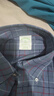 布克兄弟（BrooksBrothers）男秋冬棉質(zhì)扣結(jié)領(lǐng)免燙修身長袖休閑襯衫 曬單實(shí)拍圖