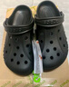 卡駱馳crocs洞洞鞋貝雅男鞋女鞋輕便耐磨一腳蹬拖鞋休閑鞋|10126 黑色-001 41 /42(260mm) 曬單實(shí)拍圖