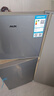 奧克斯110升一級能效雙門小戶型迷你小電冰箱家用宿舍租房辦公室節(jié)能省電低噪冷凍冷藏兩用BCD-110K118L 曬單實拍圖