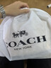蔻馳（COACH）女士CITY15小號托特包寬肩帶單肩斜挎手提包情人節禮物送女生 沙黃色配白色CW032IMXDM 曬單實(shí)拍圖