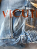 威可多（VICUTU）牛仔褲彈力舒透休閑長(cháng)褲VEW23124730 淺藍 175/87B 曬單實(shí)拍圖