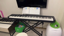 卡西歐（CASIO）CDPS110電鋼琴新手入門(mén)樂(lè )器88鍵重錘初學(xué)者便攜兒童成人電子鋼琴 CDP-S110+便攜X架 黑色琴頭 曬單實(shí)拍圖