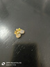 周六福（ZLF） S925銀飾玉髓耳釘女乖乖兔可愛(ài)小眾耳飾送女友生日禮物 耳釘一對 曬單實(shí)拍圖