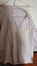 無(wú)印良品（MUJI）女式水洗平紋襯衫領(lǐng)長(cháng)袖襯衫襯衣內搭女裝秋季外搭薄款外套 粉紅色條紋 M （160/84A） 曬單實(shí)拍圖