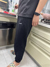 李寧 運(yùn)動(dòng)褲男長(zhǎng)褲針織新款男士寬松大碼健身褲束腳褲男小腳衛(wèi)褲 黑色（束口常規(guī)） XL 曬單實(shí)拍圖