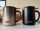 膳魔師（THERMOS）保溫杯400ml帶茶濾男女泡茶咖啡杯中秋國(guó)慶節(jié)禮物TEMC-400日暮金 曬單實(shí)拍圖