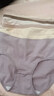 貓人【首穿免洗】A類(lèi)嬰兒棉女士?jì)妊澟兠?00%棉無(wú)痕少女生中腰內褲 曬單實(shí)拍圖