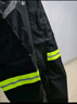 樂(lè )優(yōu)佰易 成人長(cháng)款連體雨衣帶帽檐安保戶(hù)外工地安全反光雨衣 曬單實(shí)拍圖