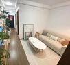 青園九號北歐布藝沙發(fā)客廳奶油風(fēng)絨布貓抓小戶(hù)型現代極簡(jiǎn)約直排三人位沙發(fā)直排沙發(fā)2.2米絨布【海綿款】 曬單實(shí)拍圖