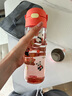 膳魔師（THERMOS）兒童水杯tritan便攜塑料直飲杯小學(xué)生開(kāi)學(xué)必備小熊貓水壺600ml紅 曬單實(shí)拍圖