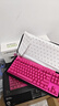 羅技（G）PRO X TKL無(wú)線(xiàn)游戲機械鍵盤(pán)無(wú)線(xiàn)藍牙三模gpx電競鍵鼠套裝RGB燈光87鍵人體工學(xué)設計鼠標鍵盤(pán)送男生 PRO X TKL粉色茶軸 曬單實(shí)拍圖