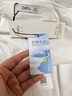 百圖betu女裝2025夏季新款襯衫袖面蕾絲拼接七分袖抗皺襯衫女2503T40 白色 M 曬單實(shí)拍圖