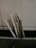 雙槍100%純鈦筷子 家用高檔金屬筷鈦質(zhì)中空防燙防滑輕量便攜餐具 銀色 曬單實(shí)拍圖