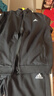 阿迪運動(dòng)套裝男春秋季立領(lǐng)薄款純棉衛衣中老年爸爸健身跑步兩件套 立領(lǐng)黑色直筒（春秋款） 2XL 推薦140-155斤 曬單實(shí)拍圖