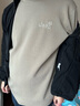 吉普（JEEP）衛衣男春秋季圓領(lǐng)長(cháng)袖T恤男士寬松休閑衣服男裝 駝色 2XL  曬單實(shí)拍圖