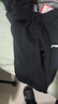 李寧（LI-NING）加絨運動(dòng)褲子秋冬季男休閑衛褲保暖束腳修身百搭長(cháng)褲 曬單實(shí)拍圖