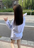 CK純棉休閑280T恤字母男女新款長(cháng)袖寬松打底修身印花圓領(lǐng)上 黑色袖子字母款 3XL 【175-200斤】 曬單實(shí)拍圖