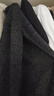 gxg.jeans男裝 含羊毛質感面料立領拉鏈開襟毛衣線衫外套25秋新品 黑灰 3XL 曬單實拍圖