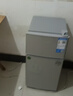 奧克斯小冰箱家用小型迷你冷藏冷凍兩用出租房宿舍用節能省電寢室辦公室電冰箱 【升級凈化去味】30A146DW銀【節能省電】 曬單實(shí)拍圖