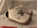 江博士（DR·KONG）冬季男女寶寶步前鞋 簡(jiǎn)約輕便軟底幼兒鞋 加絨保暖嬰兒鞋 米色 20 腳長(cháng)約11.4-11.9 曬單實(shí)拍圖