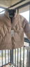 矜持范棉服女冬季2025新款韓版寬松小棉襖洋氣立領(lǐng)秋冬季棉襖棉衣外套女 卡其色 M 建議85-100斤 曬單實(shí)拍圖