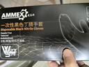 愛(ài)馬斯（AMMEX）一次性手套丁腈100只大號加厚耐用防水實(shí)驗室防護廚房黑色手套 曬單實(shí)拍圖
