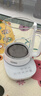 膳魔師（THERMOS）養生壺燒水壺煮茶壺全玻璃煮茶器國家補貼一體式茶水分離電熱水壺辦公室燉煮壺一體小型自動(dòng)恒溫壺 【純鈦底發(fā)熱】輕養生活 1.5L 曬單實(shí)拍圖