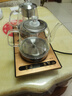 豐谷全自動上水電熱水壺 茶臺燒水壺 家用辦公茶桌茶幾嵌入式一體機茶具電茶爐套裝 1L （37*20cm）底部上水金色-蒸茶款 曬單實拍圖