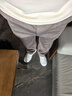 MANGANO【針織老錢(qián)風(fēng)】男士休閑褲25秋冬新款加厚保暖直筒運動(dòng)褲長(cháng)褲男 駝灰 46 曬單實(shí)拍圖