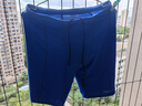 速比濤（Speedo）Free自由皮系列男款及膝泳褲高彈舒適穿脫便捷防曬抗氯 藍色 34 曬單實(shí)拍圖
