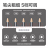 得力（deli）學(xué)生大口徑全自動(dòng)電動(dòng)削筆機兒童削筆器卷筆轉筆削筆刀削加粗桿大三角鉛筆電動(dòng)文具生日開(kāi)學(xué)禮物灰 曬單實(shí)拍圖