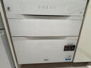 海爾（Haier）130L【小紅花廚電-綻放版】嵌入式消毒柜 滅菌艙系列大容量消毒柜三門(mén)三抽 白色母嬰消毒柜 EB130B 曬單實(shí)拍圖