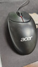宏碁（ACER）鼠標(biāo) 有線鼠標(biāo) 電腦辦公鼠標(biāo) USB接口全面兼容 即插即用 黑色 M117 曬單實(shí)拍圖