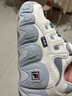 斐樂(lè )（FILA）女鞋可頌面包鞋老爹鞋運動(dòng)鞋新款厚底鞋 微白/銀器灰-WA 37.5 曬單實(shí)拍圖
