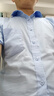 才子男士襯衫棉料透氣25春夏商務(wù)白襯衣短袖職業(yè)上衣多色正裝純色 曬單實(shí)拍圖