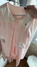 巴拉巴拉童裝新生兒連體衣寶寶衣服嬰兒哈衣爬服夾棉時尚男童女童嬰童衣服 夢幻粉60344 90cm 曬單實拍圖