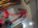 海斯迪克 地刷硬毛長(cháng)柄刷 25cm(5把) 物業(yè)環(huán)衛工廠(chǎng)清潔地掃把加大地板刷子 HKyt-19 曬單實(shí)拍圖