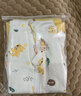 歡喜小熊嬰兒連體衣秋季薄棉寶寶純棉連帽哈衣外出服新生兒春秋款衣服 曬單實(shí)拍圖