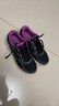 斯凱奇（Skechers）女鞋秋冬2025新款休閑鞋減震跑步鞋輕便軟底媽媽鞋網(wǎng)面老人運動(dòng)鞋 /黑色/紫色-BKPR 38 （建議拍小一碼） 曬單實(shí)拍圖
