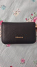 紅谷包包女包新款卡包女式小巧多卡位證件收納包牛皮生日禮物 漆黑 曬單實(shí)拍圖
