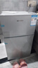 HYUNDAI（韓國現(xiàn)代） 小冰箱 冰箱小型雙開門 迷你雙門家用宿舍租房冷藏冷凍電冰箱節(jié)能省電 68L銀【節(jié)能省電+高性價比】 曬單實(shí)拍圖