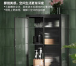 宜家（IKEA）MOSSJON摩斯雪恩雙門玻璃門收納柜客廳家用儲物柜餐具柜 雙門玻璃門柜60x34x146cm 曬單實拍圖