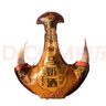 草原部落內蒙古特產馬奶酒皮囊酒500ml康莊42度皮壺乳香型真羊角奶酒 曬單實拍圖