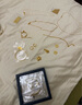 中鑫珠寶黃金耳環(huán)女足金999.9耳圈斜紋送媽媽金首飾婆婆中老年 【現貨】2.59g 曬單實(shí)拍圖